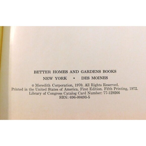 Better Homes And Gardens Calorie Counters Cook Book 1972 1st Ed 5th Printing HB - Picture 4 of 9